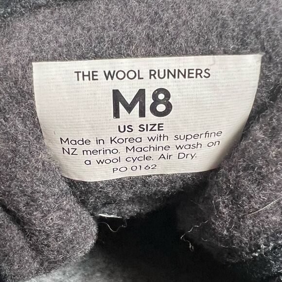 Allbirds The Wool Runners Gray Black Men’s Size 8 - Picture 3 of 8